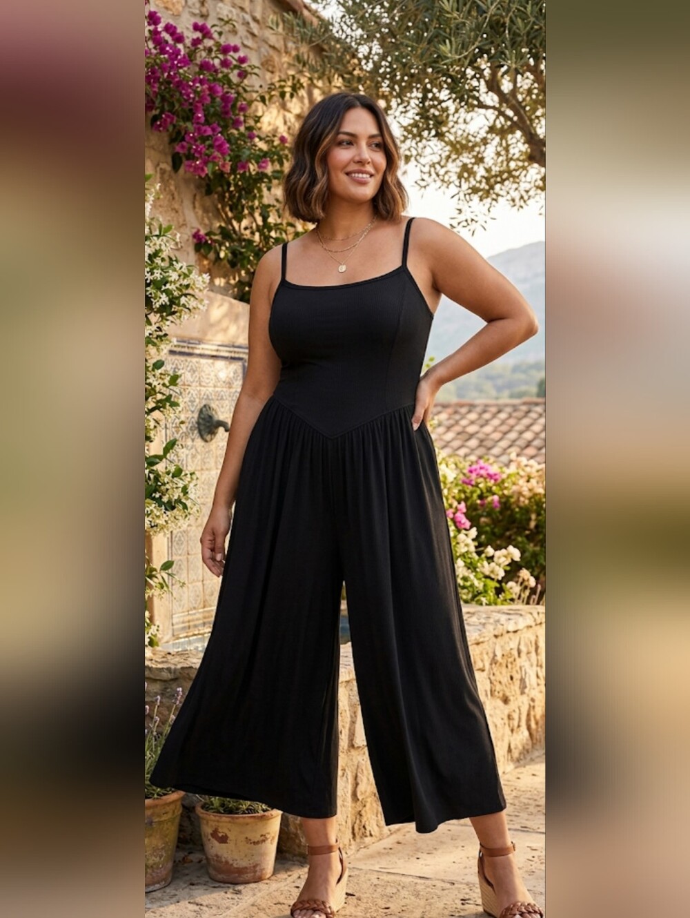 🖤NWT Torrid Super Soft Rib Wide Leg Jumpsuit - Size 3 / 3XL🖤